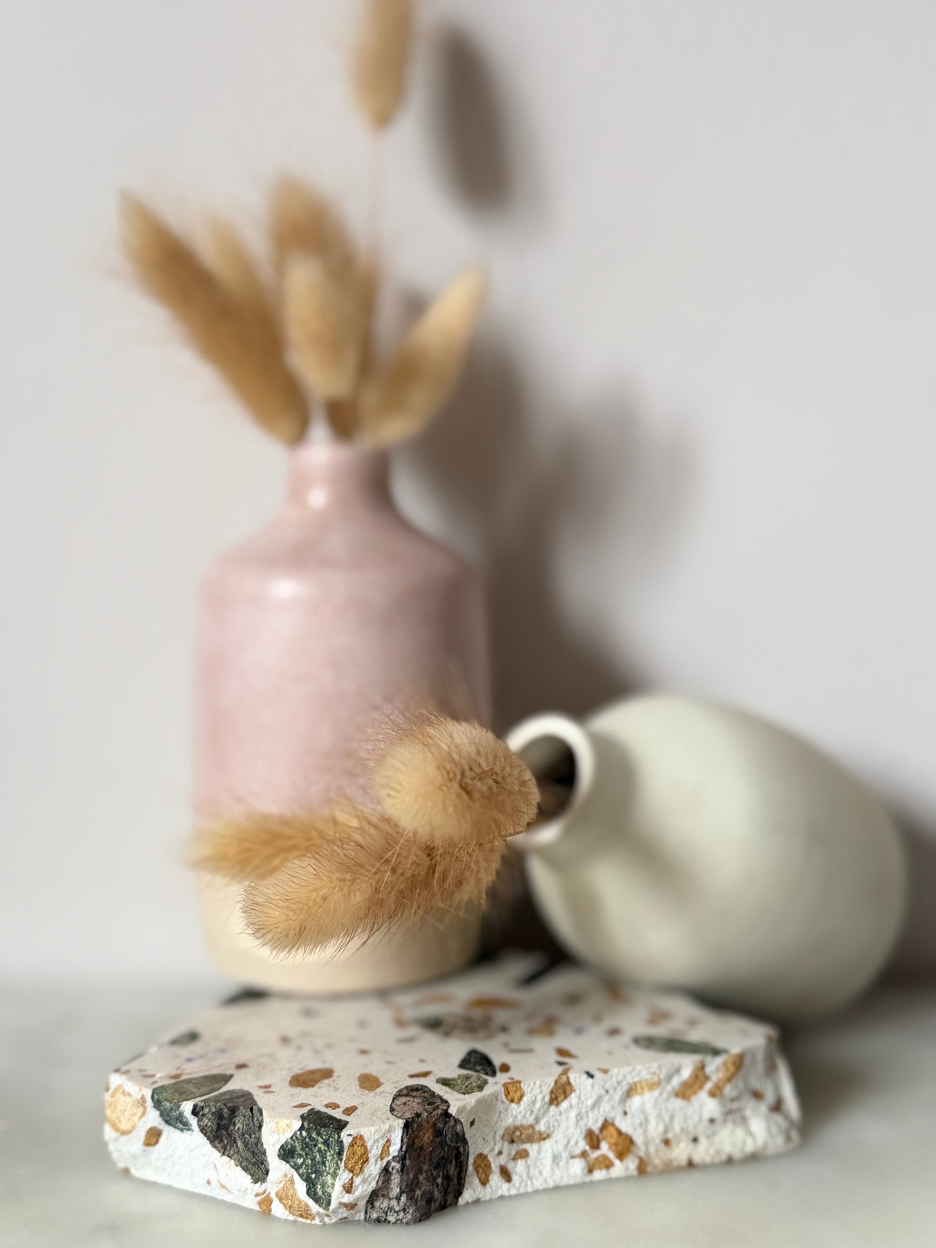 Mini Handmade Vase + Dried Flowers